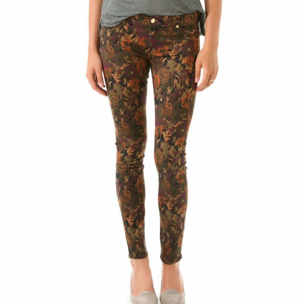 7 For All Mankind Multicolor Skinny Jeans